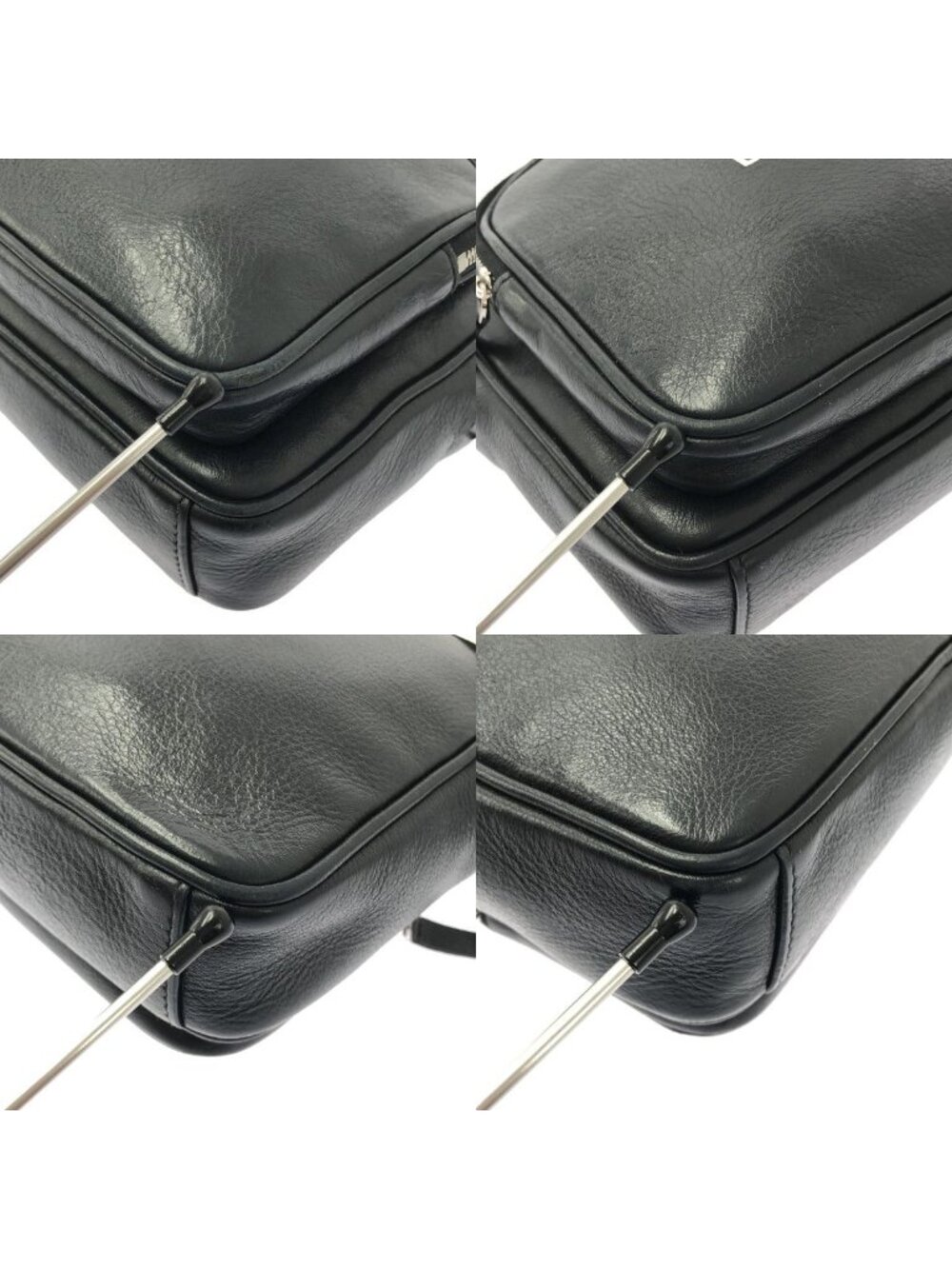 Balenciaga Everyday Logo Leather Cross Black Crossbody - Picture 8 of 8